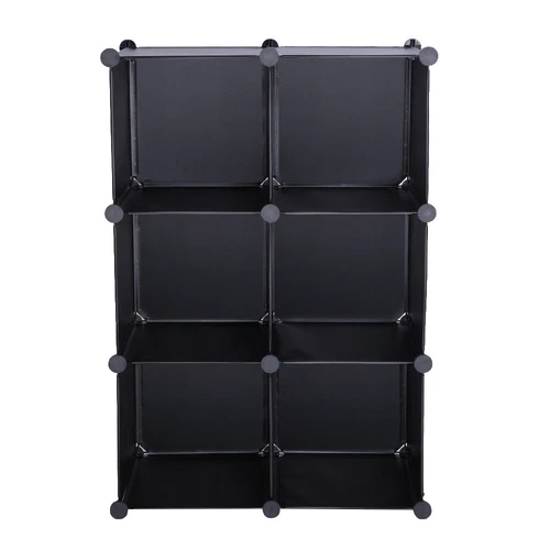 6-Cube Closet Organizer Storage Shelves Cubes Organizer DIY Closet Cabinet New - Picture 7 of 15