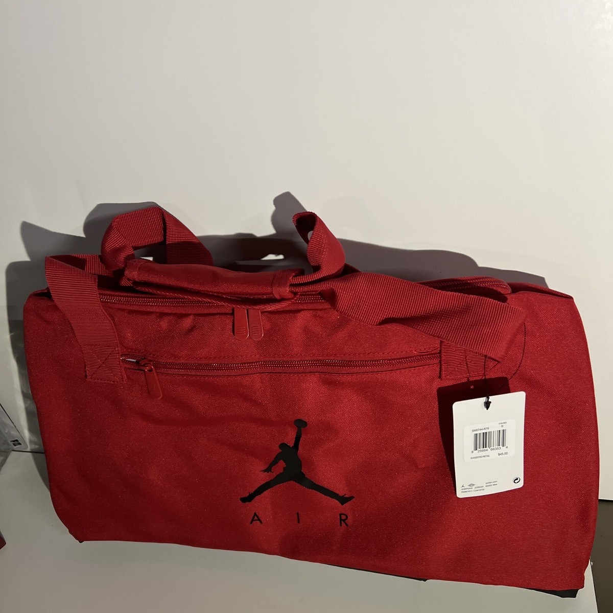 NEW Nike Air Jordan Jumpman Gym Duffle Bag SM0744-R78 RED Small Rare