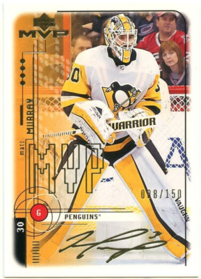 2018-19 U.D. MVP 20th Anniversary Tribute Gold Script Matt Murray #038/150