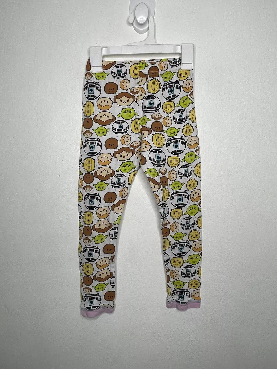 Star Wars Character Pajama Pants Girls Size 8 White Princess Leia