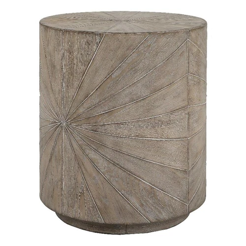 Uttermost Starshine Contemporary Firwood and MDF Side Table in Gray - Picture 1 of 6