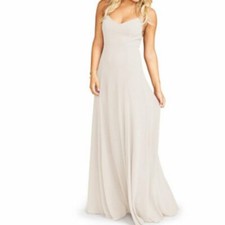 $250 Show Me Your Mumu Godshaw Goddess Chiffon dress  maxi sz XL boho 