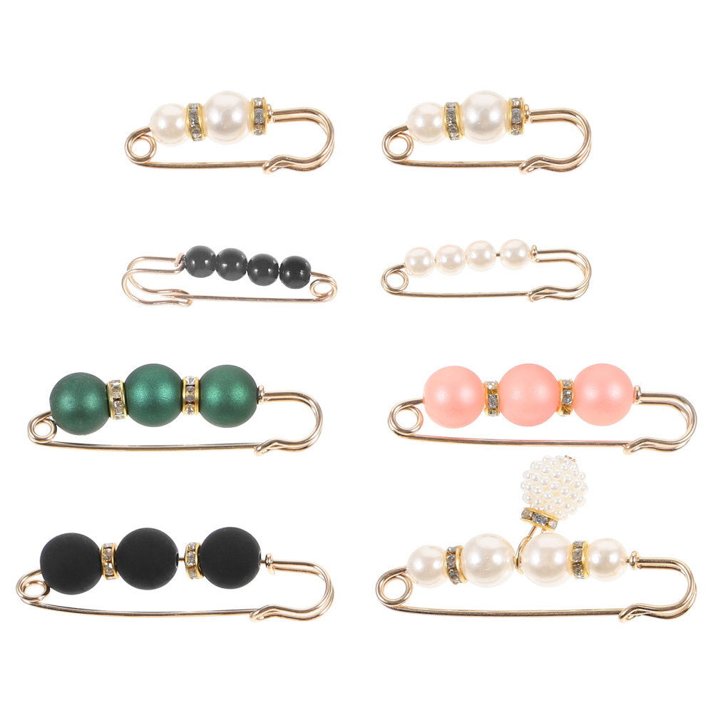 8-Piece Waist Cinch Safety Pins for Dresses and Cardigans