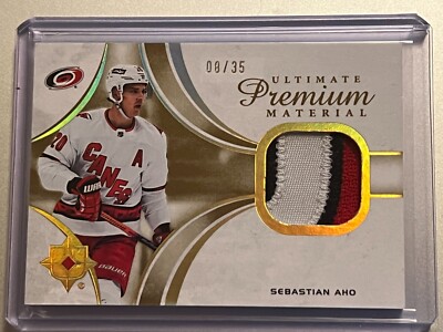 Sebastian Aho Game Used Ultimate Premium Material 08/35 21-22 Ultimate  [H027]