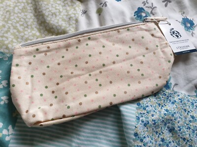L'OCCITANE - CREME GEPUNKTETE SCHMINKTASCHE - BRANDNEU