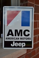Amc Jeep American Motors Racing Sign Service Mechanic 10x14 Garage Sign