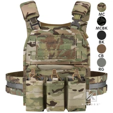 KRYDEX FCPC V5 Plate Carrier Vest Tegris Cummerbund KTAR Front Flap Mag Pouch