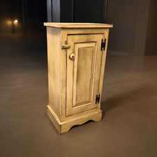 Primitive cabinet, small end stand, Lamp stan...