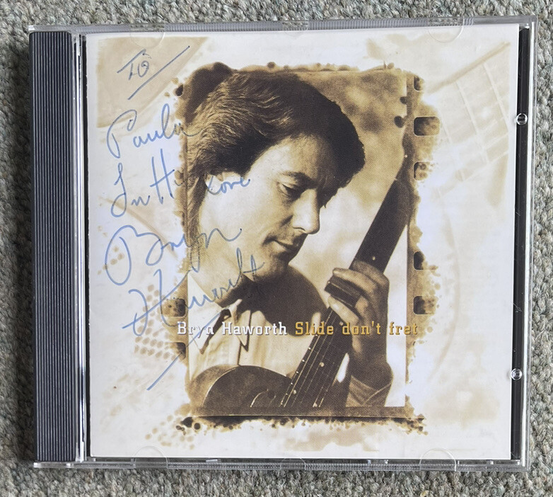 Slide Don’t Fret- Bryn Haworth  *SIGNED* CD (1995)  Condition VG  EB11