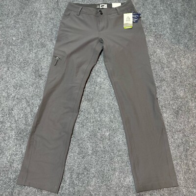NEW Alpine Design Pants Womens 6 Grey Stretch UPF Protection Water Repellant