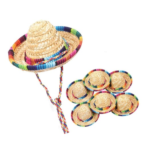 10 pcs Mini Mexican Hat Sombrero Party 