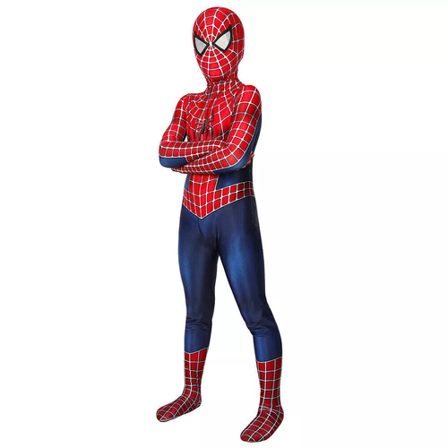 Toby Spiderman Kids Cosplay Jumpsuit Boys Tobey Cos Bodysuit Halloween ...