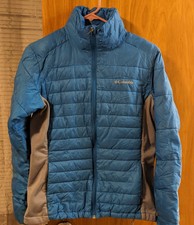Columbia Women's Powder Pillow Hybrid Puffer Jacket Size M Medium Blue