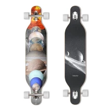 VOLADOR Freeride Longboard Cruiser | Maple Wood Deck| Drop Through Longboard ...