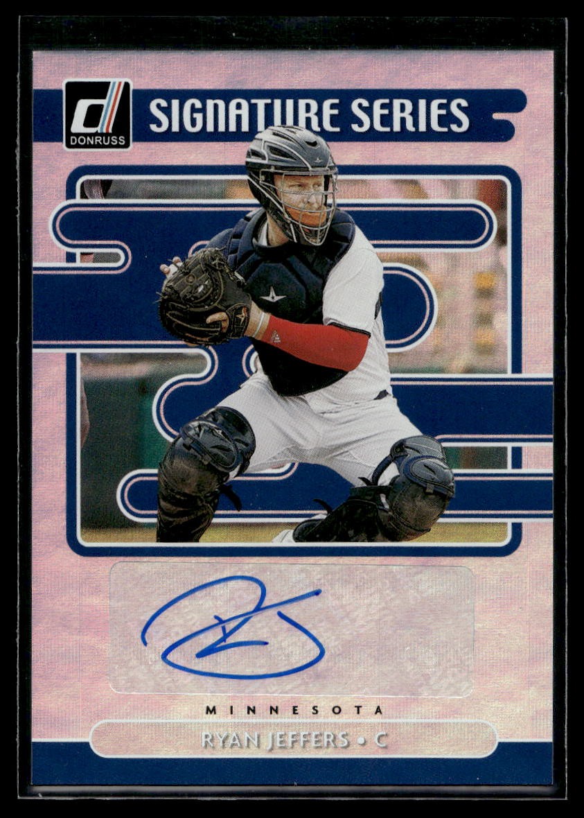 2021 Donruss #SS-RJ Ryan Jeffers Signature Series - Auto