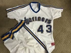 1985 Game Used Worn Jersey  And Pants MLB  Seattle Mariners Pitchfork