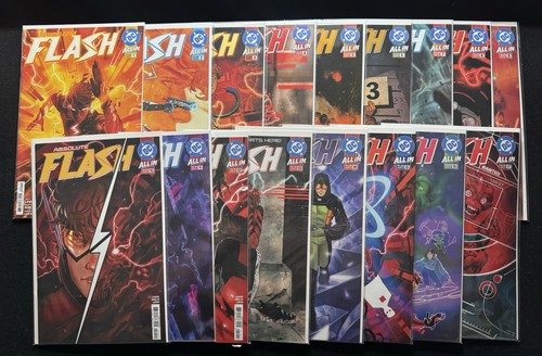 Absolute Flash 1 2 3 4 5 6 7 8 9 10 11 12 13 14 15 16 17 1st PRINT Complete Set