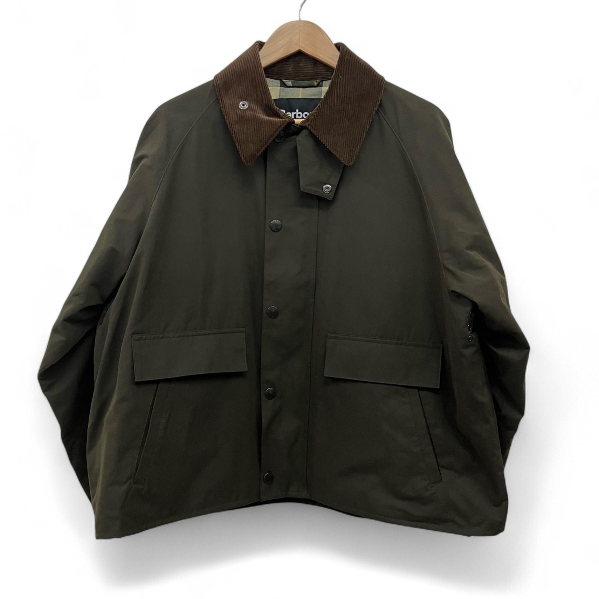 Barbour Borrowdale Khaki Mens Outerwear Jacket 40 Used
