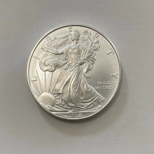 2008 American Silver Eagle Dollar 1 oz Coin Uncirculated