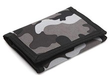 Kids Wallet for Boys and Girls, Novelty Wallet for Boys Ages 5-7, Camo Gray