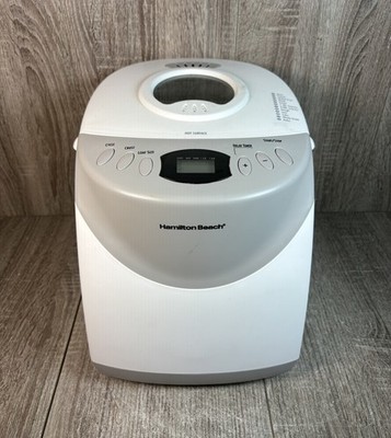 Hamilton Beach Bread Machine HomeBaker 29881 White Tested Complete