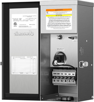 300W Multi-Tap Low Voltage Transformer, 120V AC to 12V/13V/14V/15V Ac,Stainlees