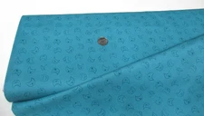 Timeless Treasures quilt-craft fabric EMOTI CATS teal 2 yds (dpj-2898) Fun! Meow