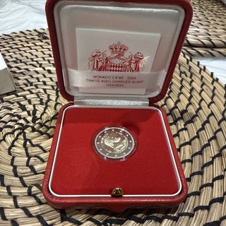 PIECE MONACO 2 euros BE 2024 COMMEMORATIVE CHARLES QUINT 500 ANS