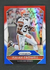 2015 Panini Prizm #74 Isaiah Crowell Red, White, and Blue Prizm Cleveland Browns
