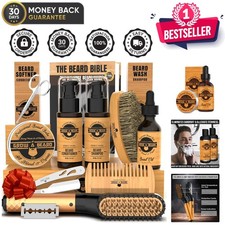 Effortless Beard Straightening Kit with All-Natural Products - For All Beards