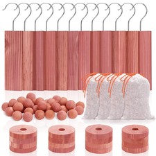 Cedar Blocks for Clothes Storage, Cedar Chips for Closets and Drawers, Aromat...