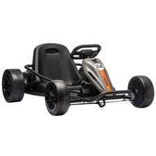 24V Electric Drift Go Kart for Kids with Dual Motors for 6 , Gray