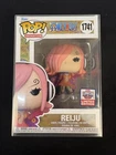 NEW FUNKO POP ANIMATION 1741 REIJU ONE PIECE FUNKON LIMITED EDITION W/ PROTECTOR