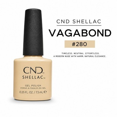 CND Shellac Gel Nail Polish 0.25fl.oz UV/LED GelColor #280  Vagabond