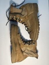 Wellco Mojave Desert Tan Military Combat Boots Vibram Sole - Size 11.5 R