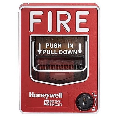 Silent Knight Addressable Dual Action Pull Station, Model: SK-PULL-DA