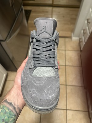 Size 10 - Jordan 4 Retro x KAWS Cool Grey 2017 685068920424| eBay
