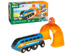 BRIO Smart Tech Sound Engine electric train toy with wooden tracks 33971