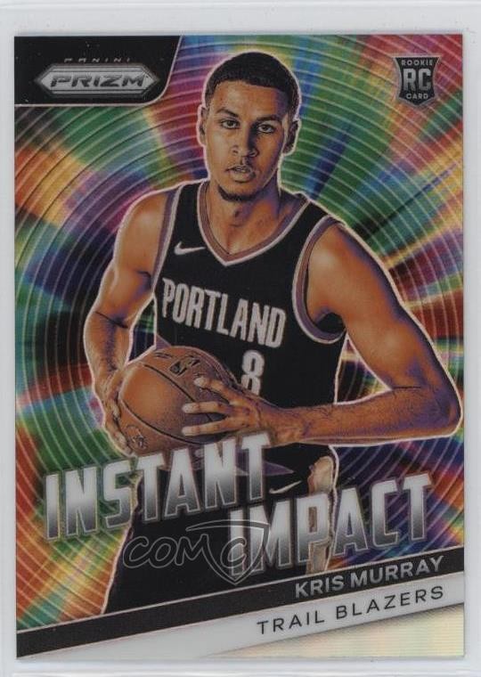 2023-24 Panini Prizm Instant Impact Silver Prizm Kris Murray #12 1c9a