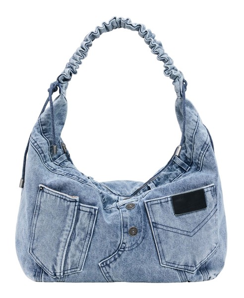Desigual Jackdenim Matsue Shoulder Bag Schultertasche Tasche Denim Medium Light-image
