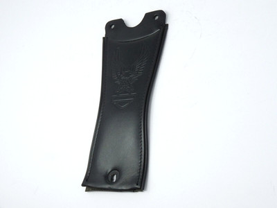 GENUINE HARLEY DAVIDSON DYNA FLD SWITCHBACK LEATHER GAS FUEL TANK PANEL NICE!