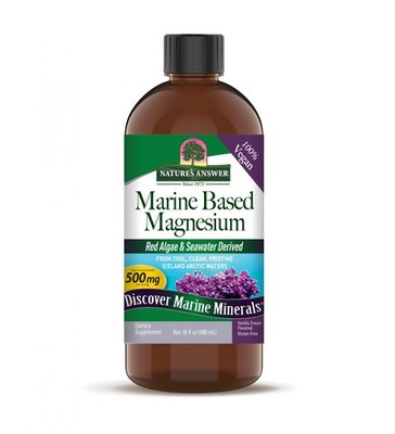 Nature s Answer Marine Based Magnesium Liquid - 480ml Vanille Creme Geschmack