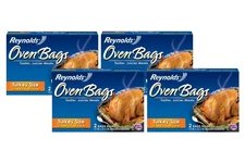 Oven Bag Nylon 510 8 Bags Total 2 Count Pack of 4 Turkey Roasting Sack