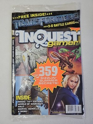 2007 Inquest Gamer #147 Mags + Transformer Cards. Sealed New