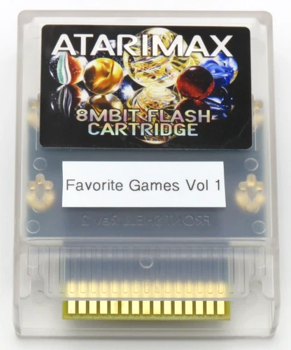Atarimax 800XL 8mbit Flash Cartridge 51 Atari Games NTSC Vol 1
