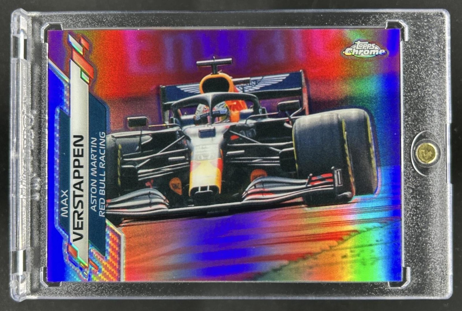 2020 Topps Chrome F1 F1 Max Verstappen Purple Refractor Rookie RC #/399