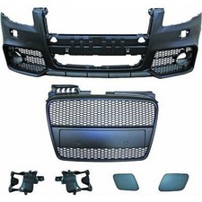 Design Stoßstange vorne ohne PDC auch SWR für Audi A4 04-07 GRILL/SCHWARZ