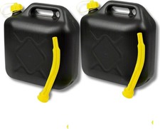 2x 10Jerry Can Petrol Diesel Container Storage Car Fuel Spout Nozzle 10 Litre