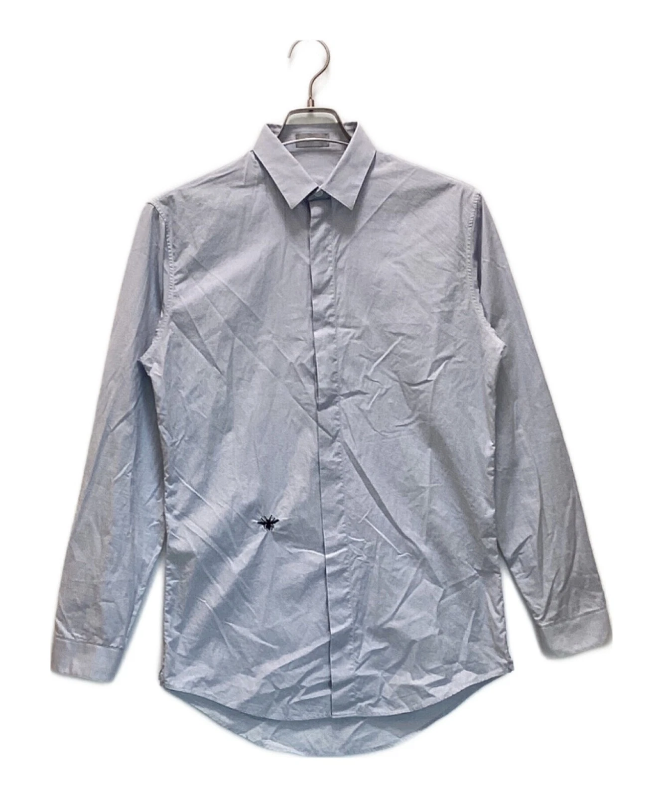 Camicia elegante doppiopetto DIOR HOMME ricamo ape taglia:37 uomo 163C501 B2142