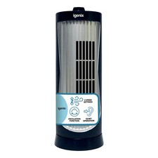 Mini Tower Fan 12 Inch 2 Speed Oscillating Quiet Operation 30W Carry Handle